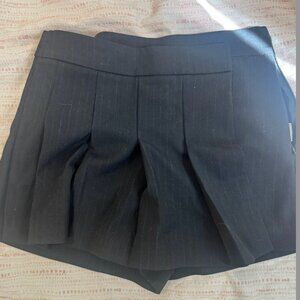 zara skort pinstripe size xs